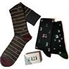 KIZI Calze Uomo Fantasia Lunghe e Corte in Caldo Cotone Morbide e Confortevoli Made in Italy 3Paia Calze Disegni (Taglia Unica)
