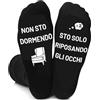 Aonveki Regalo Uomo Compleanno Natale, Calzini Uomo Divertenti 43-46 | Regali Anniversario San Valentino per Lui Fidanzato Papà Nonno Marito Utile