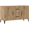vidaXL Credenza Rovere Artigianale 100x36x60 cm in Legno Multistrato