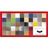 RahmenMax Cornice portafoto in MDF, 30 x 80 cm, colore rosso, con vetro acrilico trasparente da 1 mm, cornice per poster in diverse dimensioni e colori.