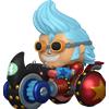 Funko Pop! Rides Deluxe One Piece Franky Con Black Rhino FR-U 4 #144
