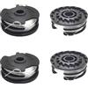ERHUO Bobina per decespugliatori e Linea compatibili con Parkside PRT 550 A1 tagliabordi (SZ-PRT-4)