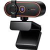 Lapiglo Webcam USB 1080P con copertura privacy per PC | per video 1080p cristallino, microfono incorporato, riduzione del rumore, ideale per chiamate di squadra zoom
