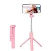 generic Bastone per selfie con telecomando ricaricabile e luce, treppiede portatile per telefono cellulare 15, 16 360° 17 per telefono allungabile Ro 27,5 pollici