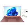 KIMISS 15.6 Pollici IPS 1920 X 1080 2K HD Laptop per 10, Rose Gold Quad 4 Elettronica Computer Accessori Tablet Laptop Tradizionale CPU 2.9GHz con Thread 12GB 512GB ROM