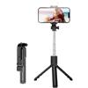 generic Bastone per selfie con telecomando ricaricabile e luce, supporto portatile per telefono cellulare treppiede allungabile 16 17 15, 27,5 pollici Ro per telefono 360°