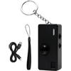 Generic Portachiavi portatile con mini camma Full HD 1080P con fotocamera tascabile | Telecamera tascabile per pollice 1080P Full HD; Mini Cam; Portachiavi Portatile; 5,89 x 2,69 x 2,21 cm; 30 fps; 128 GB max