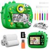 Huifoo Macchina Fotografica Bambini Dinosauro Istantanea, 2,4 Pollici Digitale Fotocamera Bambini con 32GB Scheda, 48MP/1080P Fotocamera Digitale Bambini Dinosauro, Regali per Ragazzi Ragazze da 3-12 Anni