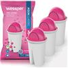Wessper Magnesio Classic Cartucce filtranti per Acqua | Sostituzione per cartuccia filtrante Aquaphor Standard, Brita Classic, Dafi Classic | Pack 3