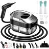 TOPALL Pulitore Vapore Casa,Vaporetto Pulitore a Vapore Portatile Professionale 1200W | 4 Bar丨15S-110°C 丨1.6L Serbatoio per La Pulizia Di Cucina, Bagno, Fughe, Grasso(MetallicGray)