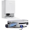 ECOVACS T90S OMNI Robot Aspirapolvere Lavapavimenti, OZMO Roller 30.000 Pa | Lavaggio Mocio Autom, Pulizia Bordi Extreme, Spazzola Anti-Groviglio, Navigazione AI, Ultra Silenzioso, Stazione All-In-One