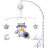 McNory Baby Mobile per culle con Musica,Mobile Giostrina Culla Neonato,Bear Music Box Mobile con Musica Rilassante, Sonagli sospesi