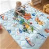 Sinhaklóho Tappeto Gioco Bambini Extra Spesso e Pieghevole, Antiscivolo, Lavabile in Lavatrice, 180×150 cm, Senza Odore, Ideale per Pavimenti e Box Neonato, Meraviglie Marine