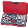 TENG TOOLS Teng T1435AF - Set di chiavi a bussola A/F con attacco da 6,35 mm (35 pezzi)