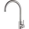 GRIFEMA Irismart - Rubinetto da Cucina, Miscelatore Monocomando per Lavello con Spray a Due Funzioni, Ruotabile di 360°, Acciaio [Exclusiva Amazon] [Esclusiva Amazon]
