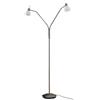 Lindby Lampada da terra 'Gwendolin' (Moderno) colore Grigio, in Metallo ad es. Soggiorno & Sala da pranzo (2 luci, E14) di Lindby | lampada da terra