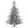 KLULK Albero Di Natale Innevato Aspen 210 Cm, Diametro 150 Cm | Base A Croce,Realistico & Stabile,Montaggio Sistema Ombrello, Ignifugo,12 Anni Di Garanzia