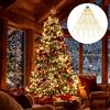 BOOPNEW 2M*16 Luci Albero di Natale per Decorazioni Natalizie, 400 LED 8 Modalità | Luci Natale Esterno Cascata IP44 Impermeabile con Timer, per Alberi di Natale, Giardini, Interni ed Esterni, Bianco Caldo