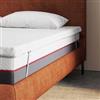 DEGHI Topper per materasso singolo 80x190 cm sfoderabile in Memory h 5,5 cm - Audley