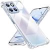 Tentoki Cover per Honor 70 Lite 5G / Honor X8 5G / Honor X6 5G, [Cuscino d'Aria Integrato] TPU Custodia Protettiva Antiurto Ultrasottile,previene l'ingiallimento,pellicola,Trasparente
