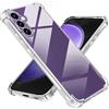 Tentoki Cover per Samsung Galaxy S23 FE 5G, [Cuscino d'Aria Integrato] TPU Custodia Protettiva Antiurto Ultrasottile,previene l'ingiallimento,pellicola,Trasparente