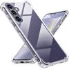 Tentoki Cover per Samsung Galaxy S24+ / S24Plus, [Cuscino d'Aria Integrato] TPU Custodia Protettiva Antiurto Ultrasottile,previene l'ingiallimento,pellicola,Trasparente