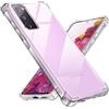 Tentoki Cover per Samsung Galaxy S20 FE 5G, [Cuscino d'Aria Integrato] TPU Custodia Protettiva Antiurto Ultrasottile,previene l'ingiallimento,Trasparente