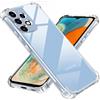 Tentoki Cover per Samsung A23 5G, [Cuscino d'Aria Integrato] TPU Custodia Protettiva Antiurto Ultrasottile,previene l'ingiallimento,pellicola,Trasparente