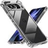 Tentoki Cover per Google Pixel 10/10 Pro, [Cuscino d'Aria Integrato] TPU Custodia Protettiva Antiurto Ultrasottile,previene l'ingiallimento,Trasparente
