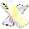 Tentoki Cover per Samsung Galaxy A35 5G, [Cuscino d'Aria Integrato] TPU Custodia Protettiva Antiurto Ultrasottile,previene l'ingiallimento,pellicola,Trasparente