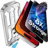 Tentoki 2 Pezzi Privacy Pellicola per iPhone 14 Pro Max(6.7'), Compatibile con Face ID, Durezza 9H+ Protezione Schermo di Grado Militare, [Con Kit di Installazione Rapida][Senza Bolle]