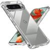 Tentoki Cover per Google Pixel 9 Pro XL, [Cuscino d'Aria Integrato] TPU Custodia Protettiva Antiurto Ultrasottile,previene l'ingiallimento,pellicola,Trasparente