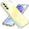 Tentoki Cover per Samsung Galaxy A55 5G, [Cuscino d'Aria Integrato] TPU Custodia Protettiva Antiurto Ultrasottile,previene l'ingiallimento,pellicola,Trasparente