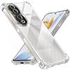 Tentoki Cover per Honor 90 5G, [Cuscino d'Aria Integrato] TPU Custodia Protettiva Antiurto Ultrasottile,previene l'ingiallimento,Trasparente