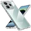 Tentoki Cover per Xiaomi Redmi Note 14 5G (not for 4G), [Cuscino d'Aria Integrato] TPU Custodia Protettiva Antiurto Ultrasottile,previene l'ingiallimento,pellicola,Trasparente