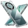 Tentoki Cover per Honor Magic 5 Lite 5G / X9a, [Cuscino d'Aria Integrato] TPU Custodia Protettiva Antiurto Ultrasottile,previene l'ingiallimento,pellicola,Trasparente