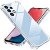 Tentoki Cover per Samsung Galaxy A13 4G, [Cuscino d'Aria Integrato] TPU Custodia Protettiva Antiurto Ultrasottile,previene l'ingiallimento,pellicola,Trasparente