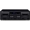 TEAC W-1200 Piano cassetta 2 console Nero