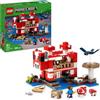 LEGO MINECRAFT LA CASA DEL MOOSHROOM DA COSTRUIRE CON PERSONAGGI ANIMALI GIOCATT