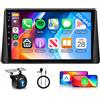 Hodozzy 2GB 64GB Android Autoradio per Renault Megane 2 2002-2009 Radio Wireless Carplay Android Auto, Hodozzy Display 9 Pollici Touch Screen, GPS WiFi, Bluetooth, FM/RDS, SWC, EQ, 2 Din Radio per Renault