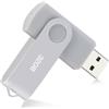 finewish Chiavetta USB 2.0 32GB, Pen Drive Memoria Stick Chiavetta USB 32GB Thumb Drive per PC, Laptop, ecc (Argento)
