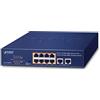 Planet GSD-1008HP switch di rete No gestito Gigabit Ethernet (10/100/1000) Nero 1U Supporto Power over Ethernet (PoE)