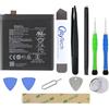 OnlyTech - Kit batteria di ricambio Premium BLP745 da 4085 mAh compatibile con OnePlus 7T Pro - Con 10 strumenti e adesivo