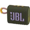 JBL Go 3: Altoparlante portatile con Bluetooth, batteria integrata, resistenza all'acqua e alla polvere - verde
