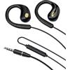 fesoklaf Auricolari aperti con cavo, auricolari sportivi con fili da 3,5 mm/tipo C, auricolari con microfono controllo del volume e gancio per l'orecchio, per corsa, ciclismo, allenamento (3,5 mm