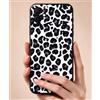 hdqICase Cover Compatibile con OPPO A76 4G/OPPO A96 4G, | Custodia Cellulare Anti-Caduta TPU Originale Motivo Leopardo