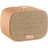 Bennett & Ross BB-522 BN Sunderskog Altoparlante Bluetooth, 5 mm, 5 m | Altoparlante Bluetooth® Premium, Cassa impiallacciata in legno, 1x 30 Watt + 2x 15 Watt di potenza musicale, 5 mm, 5 mm (1 m)