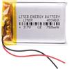 Liter energy battery Batteria 403450 LiPo 3.7V 750mAh 2.775Wh 1S 5C Liter Energy Battery per l'elettronica Ricaricabile Telefono Portatile Smartwatch Orologio GPS - Non adatto per Radiocomando 52x34x4mm (750mAh|403450)