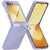 GUCASBE Custodia per Samsung Galaxy Z Flip 6 5G, in policarbonato, antiscivolo, opaca, per Samsung Z Flip 6 5G, colore: viola