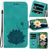 Jiajihua Custodia Compatibile con Motorola Moto G8 Play XT2015,Compatibile con Motorola One Macro PAGS0005IN [Pelle PU + Guscio] Fessura per schede Chiusura magnetica Supporto Green